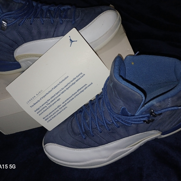 COPY - Jordan Retro 12s Indigo and white